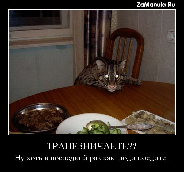 Трапезничаете?? Трапезничаете??